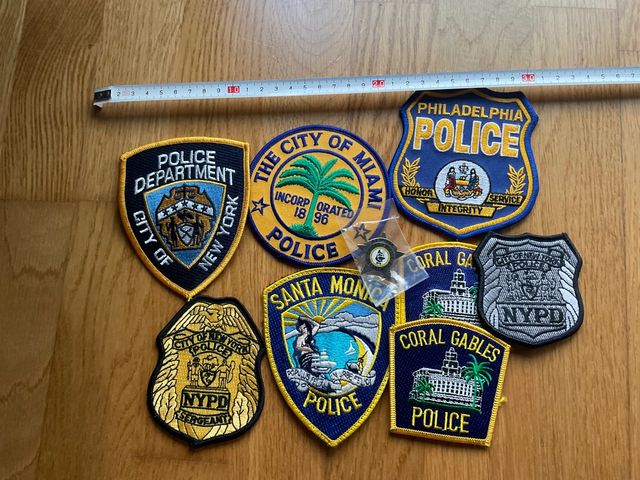 Parches Policia Usa