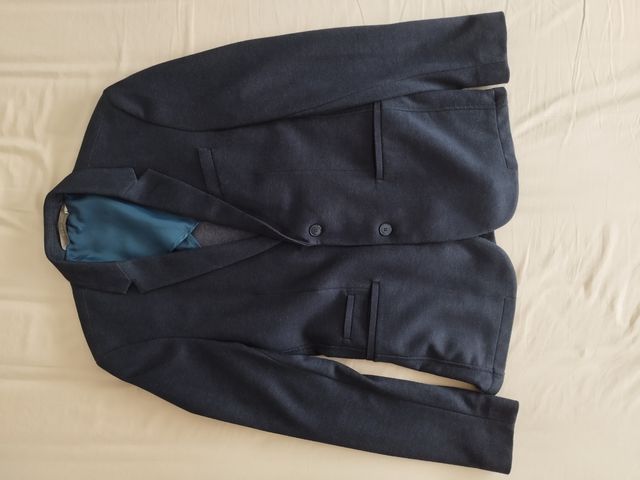 Abrigo Zara, Nuevo, Azul oscuro, S