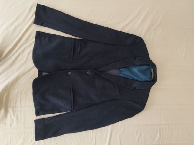 Abrigo Zara, Nuevo, Azul oscuro, S