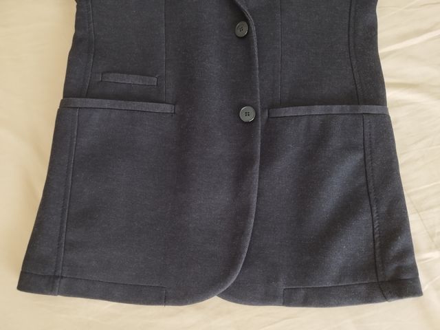 Abrigo Zara, Nuevo, Azul oscuro, S