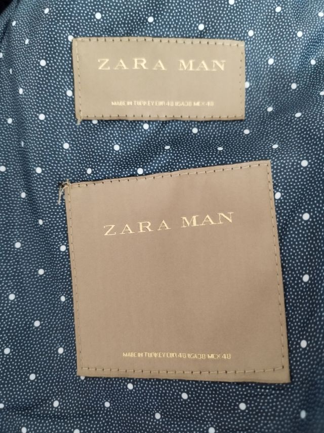 Abrigo Zara, Nuevo, Azul oscuro, S
