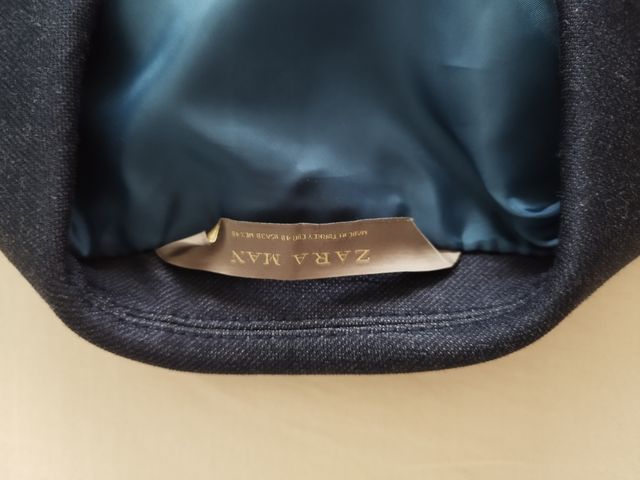Abrigo Zara, Nuevo, Azul oscuro, S