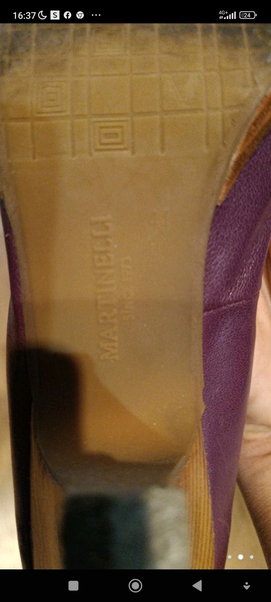 Zapatos vestir 💜 morado elegante Martinelli