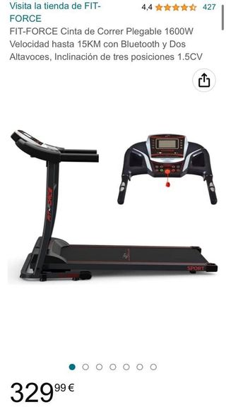 Cinta de correr como nueva