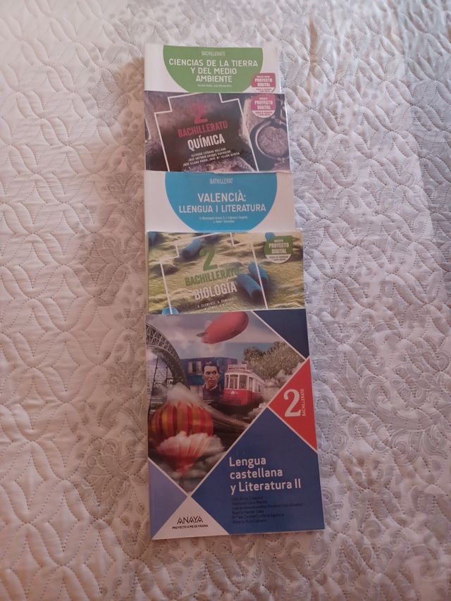 Libros 2° Bachiller Cientifico