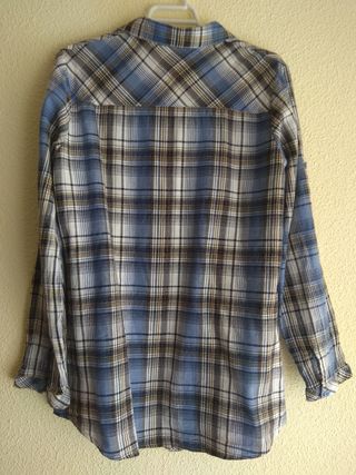 Camisa de manga larga de cuadros