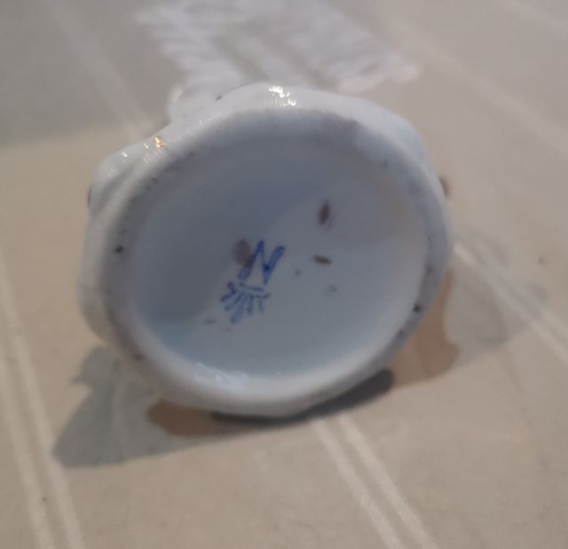 Porta candele in ceramica Capodimonte