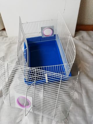 Jaula pajaros, hamster... NUEVA desmontable 23,90€