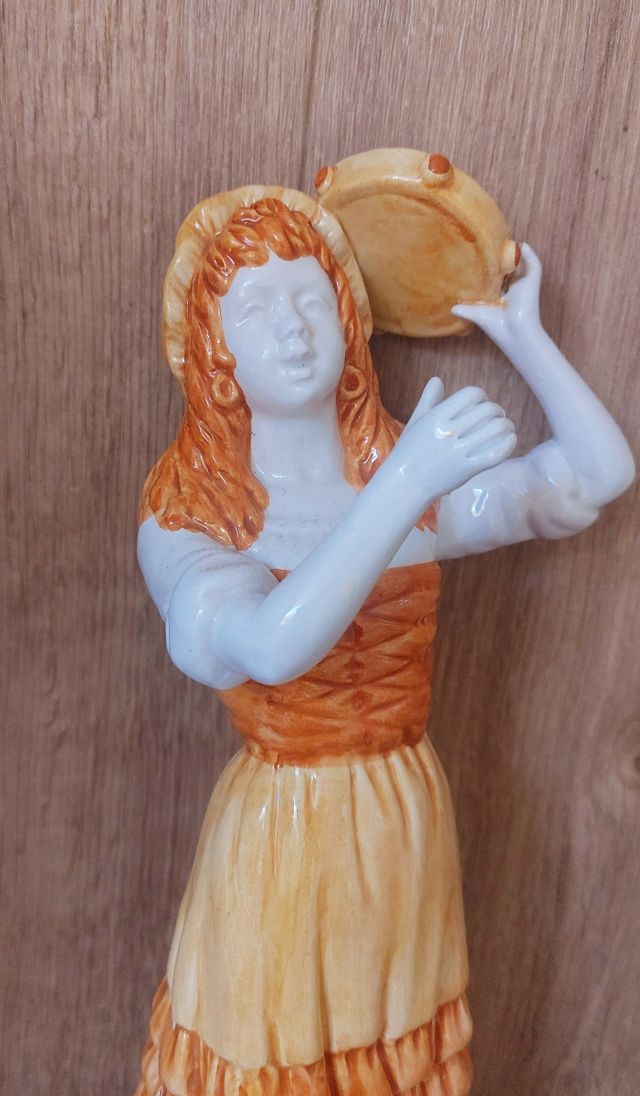 Figura vintage en ceramica italiana de Bassano