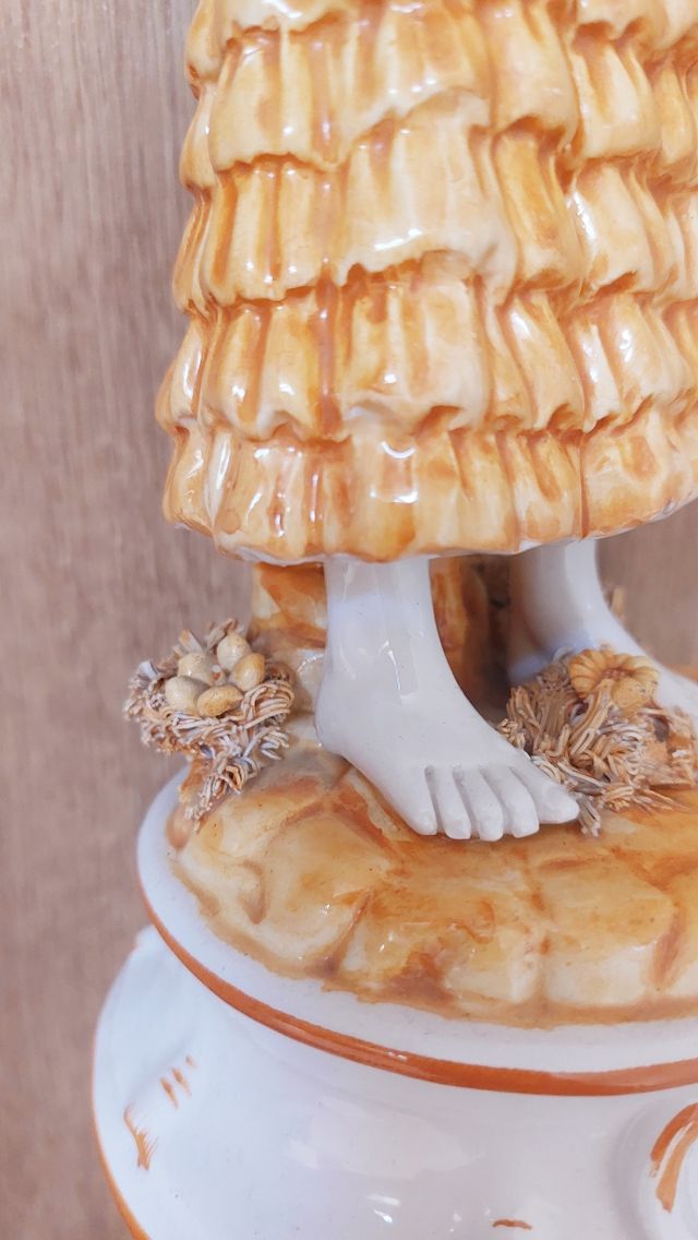 Figura vintage en ceramica italiana de Bassano