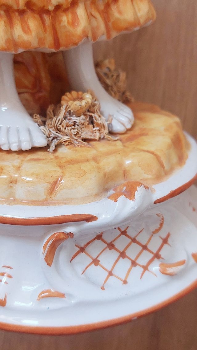Figura vintage en ceramica italiana de Bassano