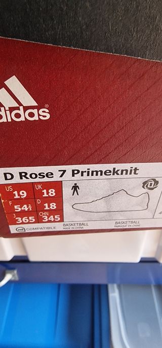 scarpe da basket 54 e 2 terzi nuove D Rose 7 prime