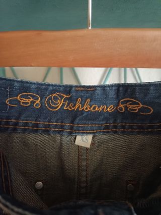 Falda Vaquera Fishbone