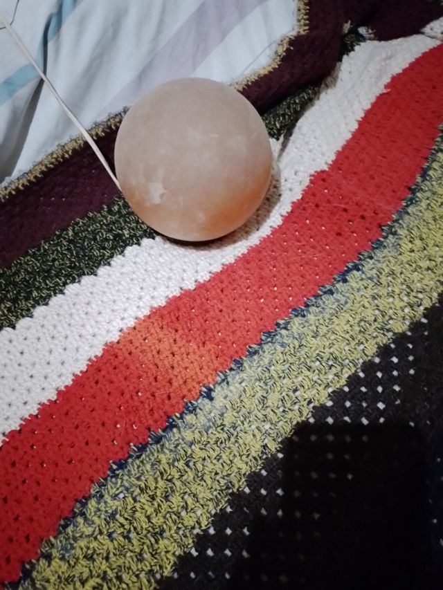 lámpara de sal,bola grande