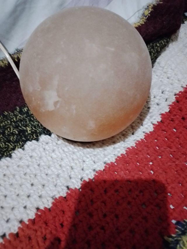lámpara de sal,bola grande