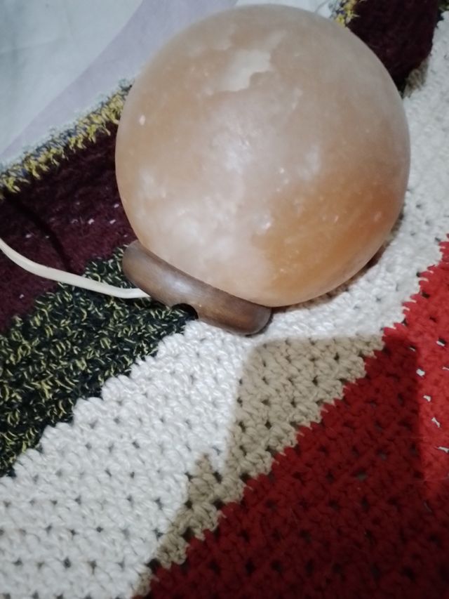 lámpara de sal,bola grande