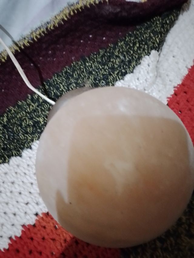 lámpara de sal,bola grande