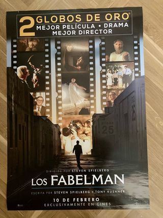 Poster Cine los fabelman. Spielberg