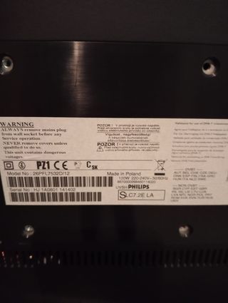 Televisión Philips 26' pantalla plana