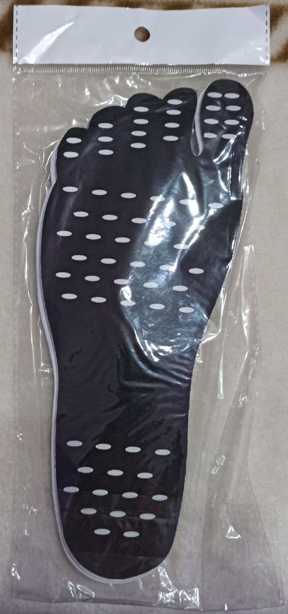 Plantillas para andar descalzo unisex, 24 cm