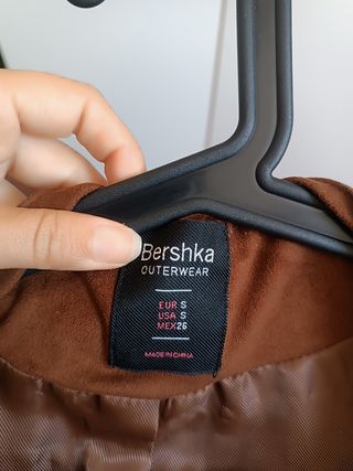 chaqueta antelina entretiempo