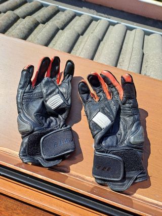 guantes moto cuero revit hyperion talla s
