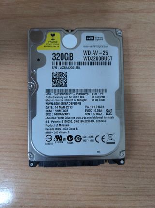 Disco duro Wd 320gb