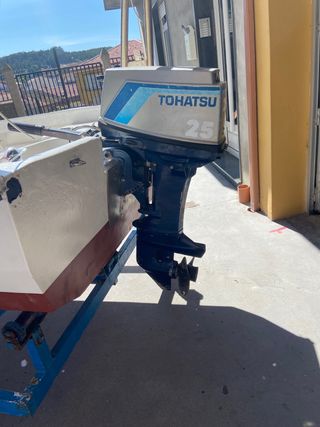 Planeadora +motor tohatsu 25
