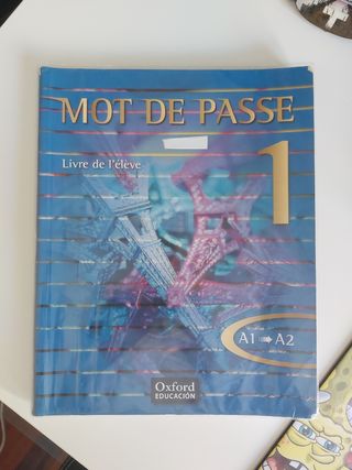 Libro francés Mot De Passe 1° Bachillerato
