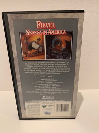 Vhs Fievel Sbarca in America vintage