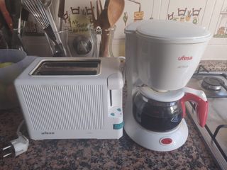maquenas de cafe+tostadora UFESA