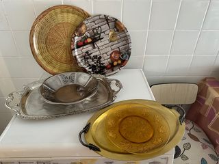 Bandejas, Fuentes, ensaladeras.