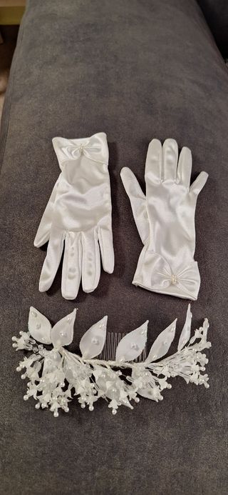 Vestido novia, blanco, raso pedreria