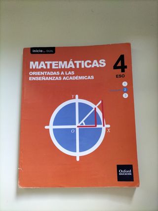 3 Libros matemáticas 4 eso