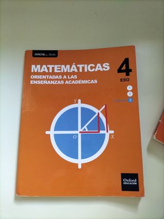 3 Libros matemáticas 4 eso