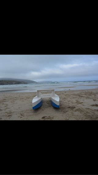 Doble Piragua artesanal de madera