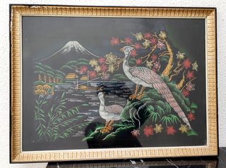 Cuadro hecho a mano de pintura sobre tela