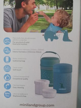 Termo para papillas y alimentos sólidos