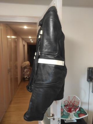chaqueta de moto piel talla s