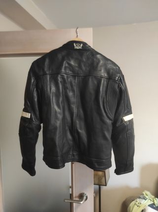 chaqueta de moto piel talla s