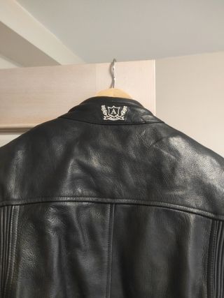 chaqueta de moto piel talla s