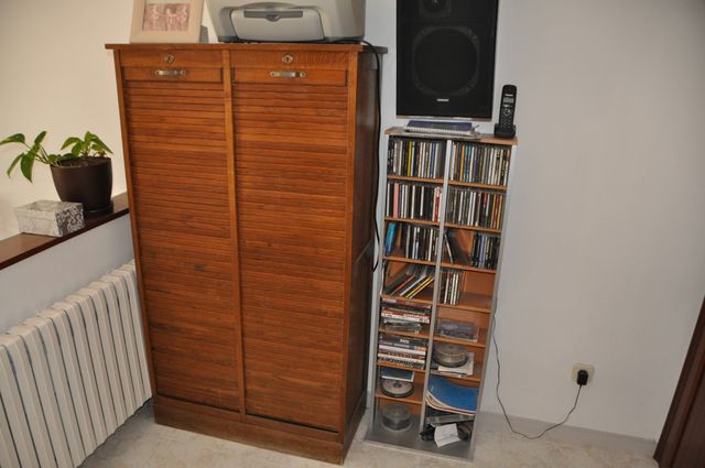 MUEBLES DE OFICINA ANTIGUOS,ROBLE AMERICANO 1940.