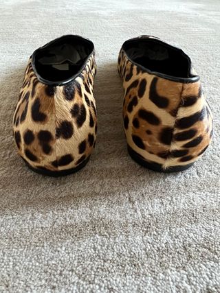 Mocasines  bailarinas animal print Dolce & Gabbana