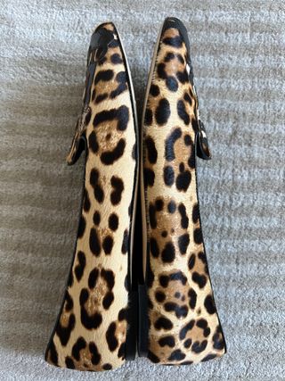 Mocasines  bailarinas animal print Dolce & Gabbana