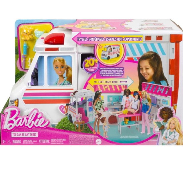 Barbie Clínica de cuidados Coche médico