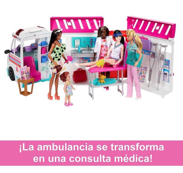 Barbie Clínica de cuidados Coche médico