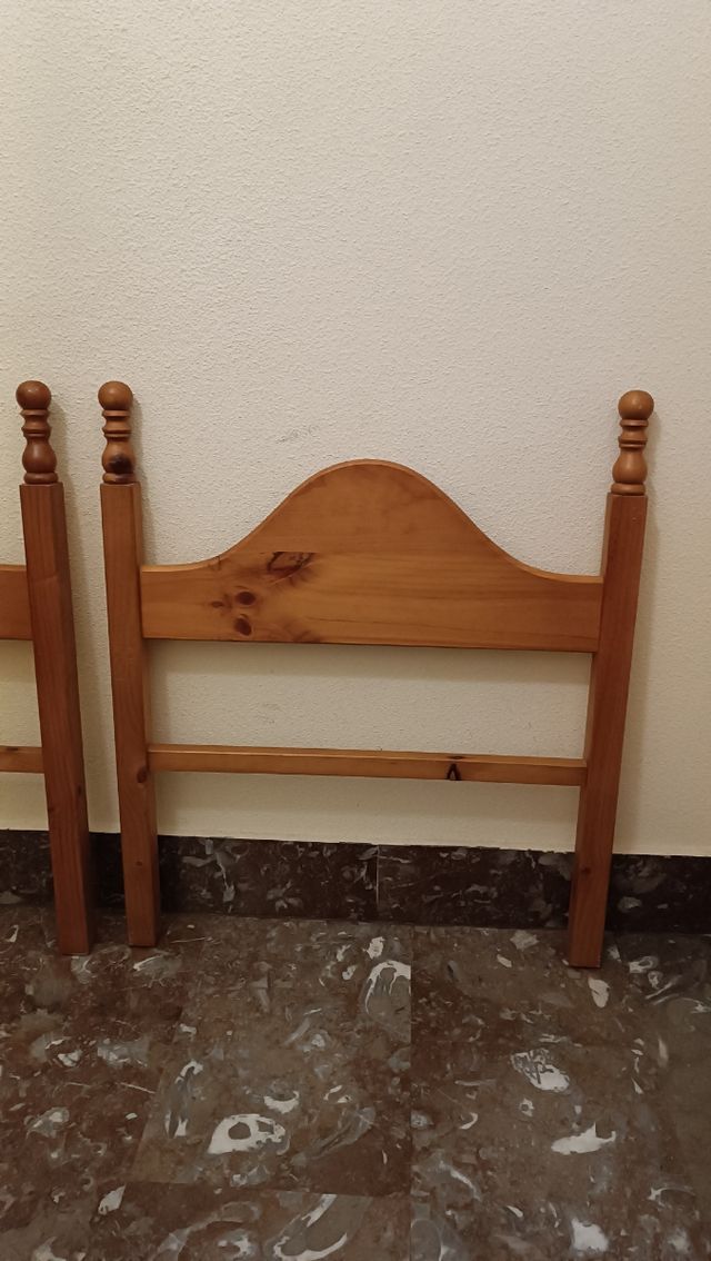 cabeceros de cama 90cm madera pino