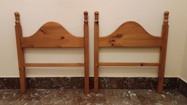 cabeceros de cama 90cm madera pino