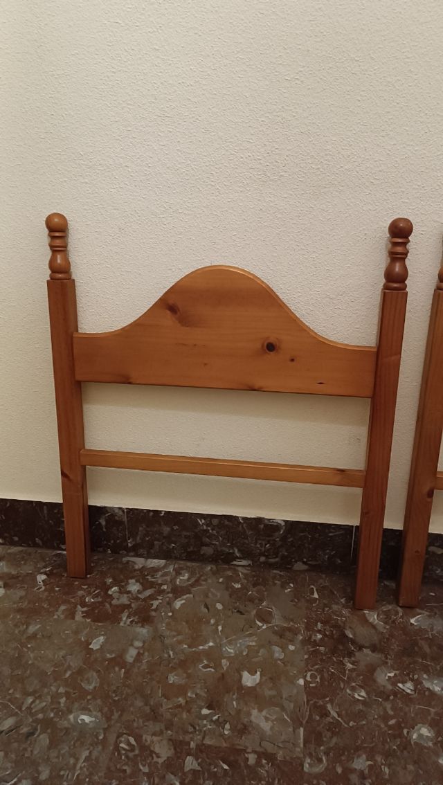 cabeceros de cama 90cm madera pino