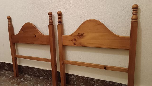 cabeceros de cama 90cm madera pino